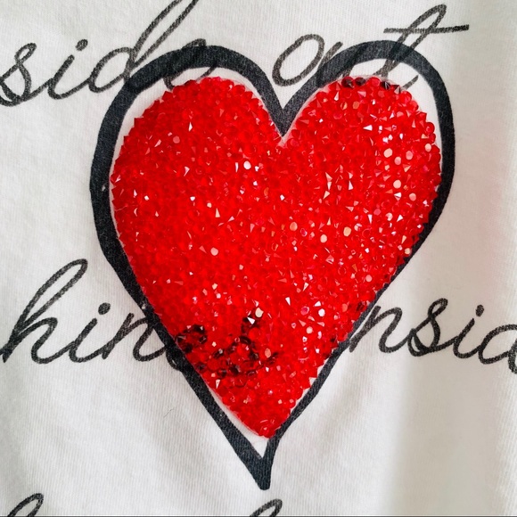 Zara Girls Collection Red Heart Crystals Side knot - Picture 3 of 7